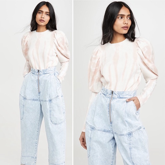 ulla johnson tie dye sweatshirt